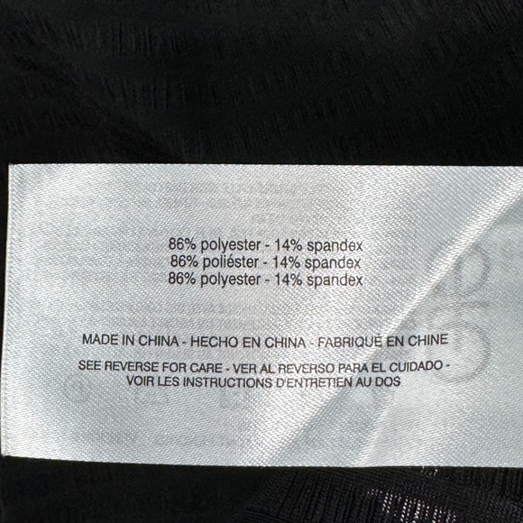 Circus NY Women’s Small Anthracite Black Cut Out Kelsie Stretch Long Sleeve Top - Picture 6 of 10